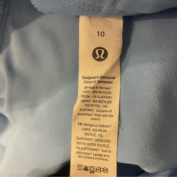 Lululemon License to Train High-Rise Short 4" in Aero Blue - Picture 7 of 7